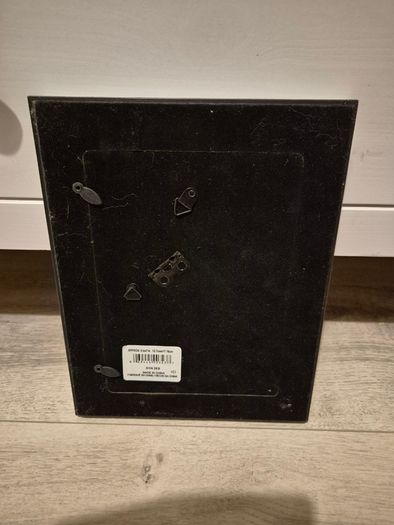 Grey and black wooden photo frame 10 x 15 cm