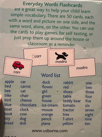 Irish Flashcards