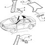LH 'B' Piller Trim (Alfa Romeo 156) Image 2