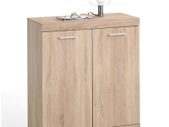FMD Dresser with 2 Doors 80x34.9x89.9 cm Oak