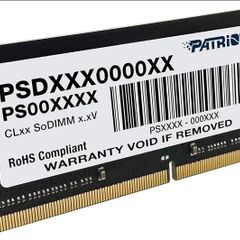 Patriot  Ddr4 8gb Signature Line (1x8gb) Sodimm 2400mhz Ram Memory