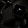 Vintage 925 Sterling Silver & Cubic Zirconia Solitaire Ring Image 2