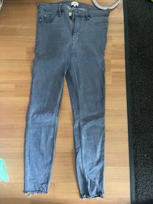 River island molly soft stretch skinny jeans charcoal grey