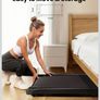Walking Pad Treadmill, 6km/h Under Desk Treadmill for Home, 2.5HP Quiet Portable Electric Running Pad, Office Mini Walking Machine, 300LBS Capacity, Remote & LED Display, No Assembly Image 4