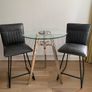 2 Grey Swivel Counter Stools Image 7