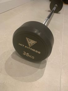 Barbell 35kg Fixed Round Rubber