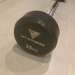 Barbell 35kg Fixed Round Rubber