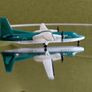 Diecast Aircraft Model, Aer Lingus - Fokker 50 airplane, by HERPA, NEW Image 2