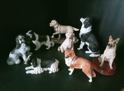 Collection of dog's figurines