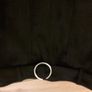 Bershka black suede skirt size UK small Image 4