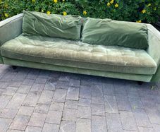 Green sofa