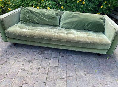 Green sofa