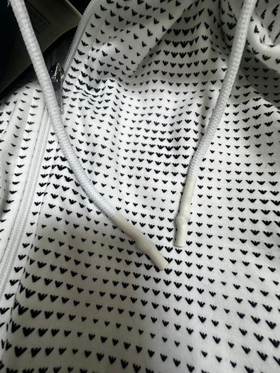 Armani all over print hoodie BNWT