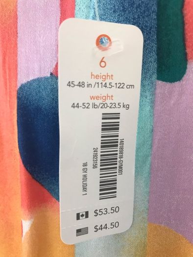 Gymboree Dress, Size 6 Years