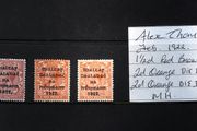 Ireland Feb 1922 Alex Thom Overprints Mint Selection