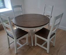 Dining Table with 4 Chairs with Matching Sideboard