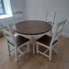 Dining Table with 4 Chairs with Matching Sideboard
