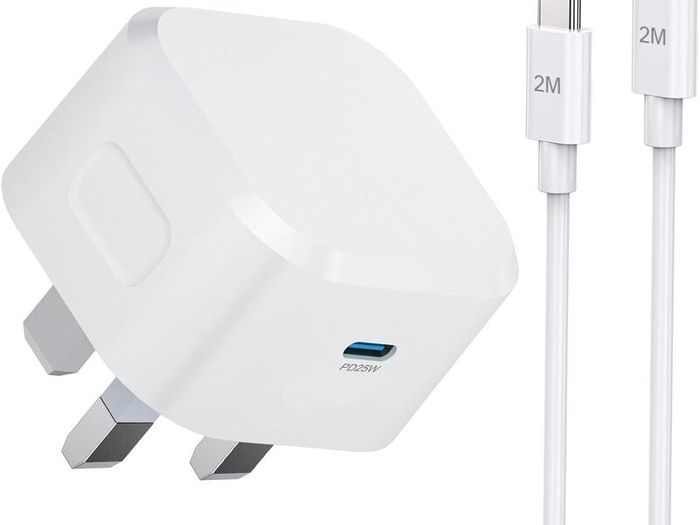 iPhone 17 Charger, iPhone 16 Fast Charger Cable 2M and Plug Quick Charge for iPhone Apple 17/17 Air/17 Pro Max/16/16e/15 Series, New i Phone Fast Charging USB Type C PD Plug UK with Long USBC Lead
