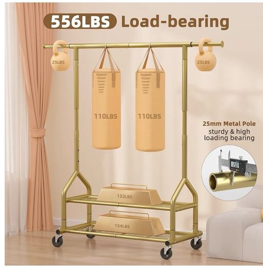 Clothes Rail with wheels - 252kg capacity