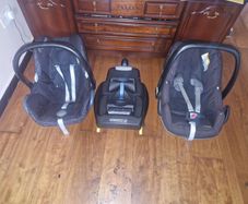 Child car seat with isofux