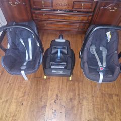 Child car seat with isofux