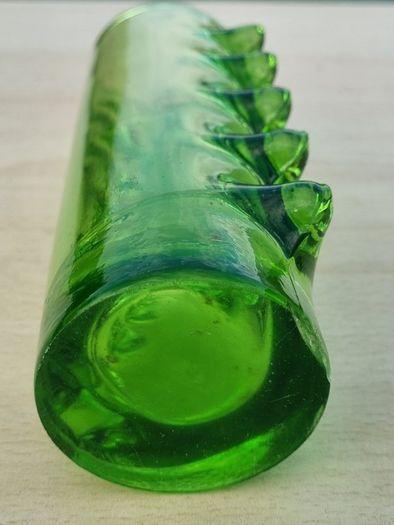 Polish art glass vase "Futura," designed by Erika Trzewik-Dorst.