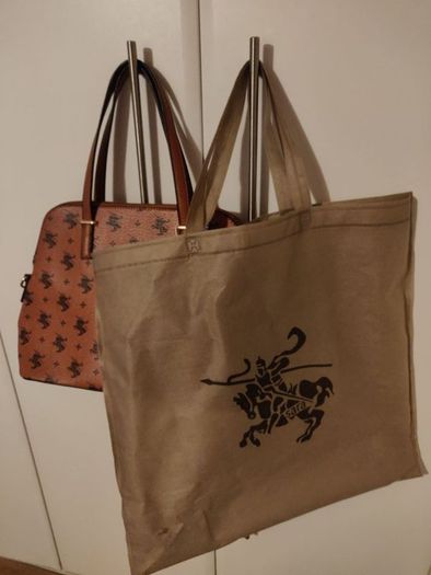 Sara Brown Horse Handbag with tote carrier