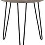 Dorel Owen Retro Round End Table- Grey Oak - 3613307COMUK Image 3