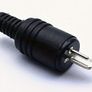 Set of two, 2-Pin Dual Core Round Flat Plug, Audio or Lighting Power Connector, new, unopened. Image 2