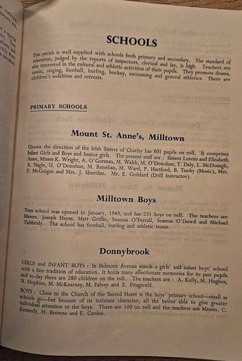 Souvenir Book: Blessing and Dedication of the Church of the Miraculous Medal, Clonskeagh, Dublin