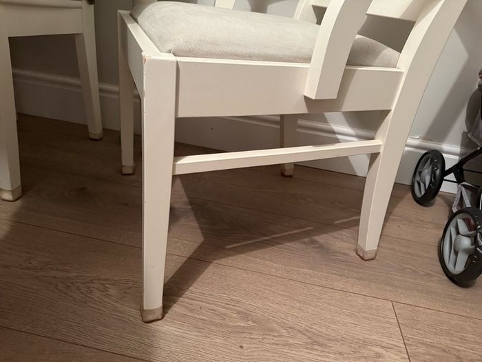 INGATORP Extendable table, white and 6 chairs