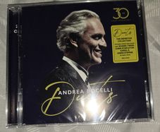Andrea bocelli cd and signed art card