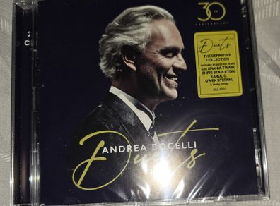 Andrea bocelli cd and signed art card
