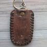 VINTAGE leather M keyring Image 2