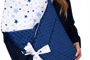 Beautiful handmade 3 in1 baby swaddle wrap, blanket and baby mat