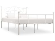main image for ad Bed Frame White Metal 160x200 cm