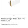 Primed MDF Skirting Board 144 x 18mm x 5.49m Image 2