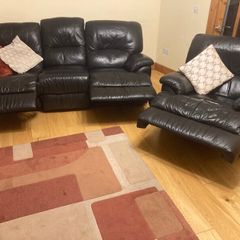 3 plus 1 leather recliner chairs