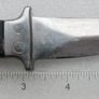 Vintage Stainless  Boot Dagger Knife Fixed Blade heavy Handle & Sheath Image 6