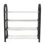 New Light Stable 4 Tier Shoe Rack Black Amazing Cabinet 8 Pairs Shoes #1257 Image 2