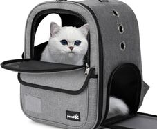 NEW SALE | Cat Carrier Backpack, Breathable Pet Carrier With Multi-entrance, Front Pack for Kitten