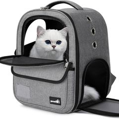 NEW SALE | Cat Carrier Backpack, Breathable Pet Carrier With Multi-entrance, Front Pack for Kitten