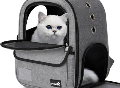 NEW SALE | Cat Carrier Backpack, Breathable Pet Carrier With Multi-entrance, Front Pack for Kitten