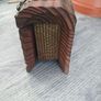 Vintage Handcarved Wooden Box Image 3