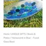Irish Glass Bowl from Connemara Blue Image 3