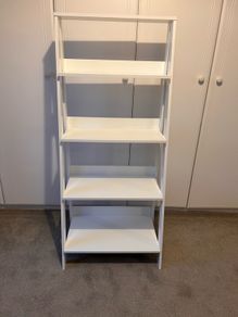 White Ladder Shelf Unit
