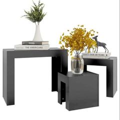 Modern Nesting Coffee Tables 3pcs Multiple Colours Available, See Photos (free Postage)