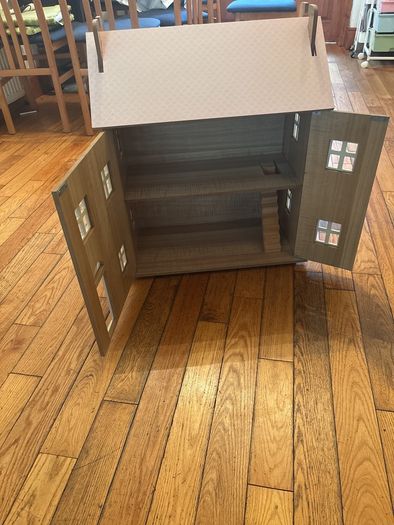 Wooden dollhouse