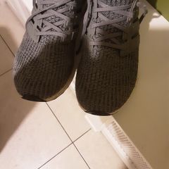 mens grey Adidas ultra boost runners