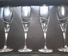 Denby Wave Crystal Glasses